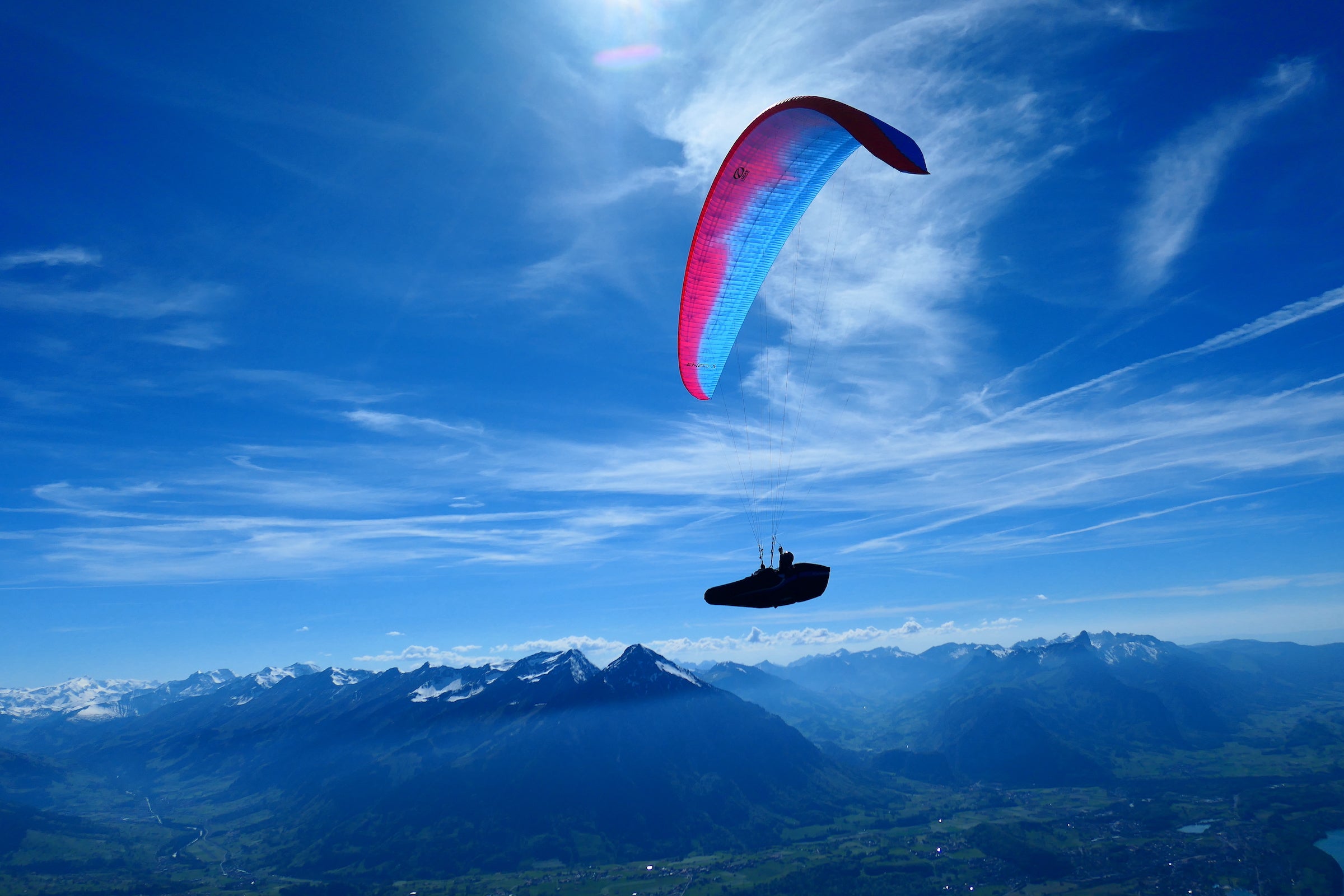 Flow and Ozone Paraglider Gear on Display by Paraglide Africa