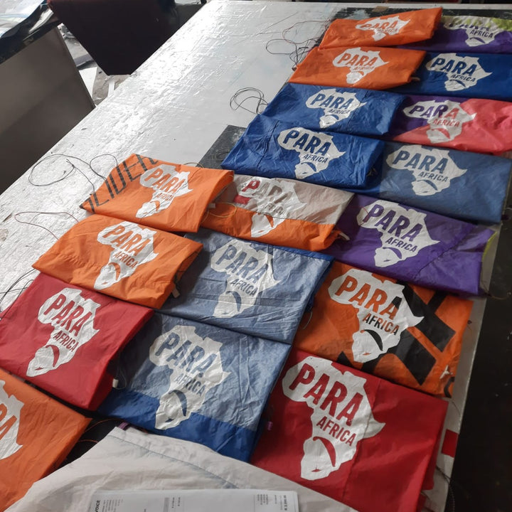 Paraglide Africa UPCYCLED bag