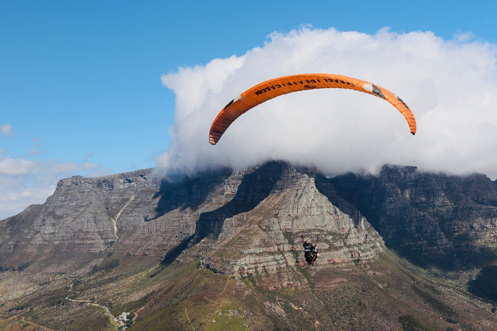 Paraglide Africa Table Mountain view paragliding experience