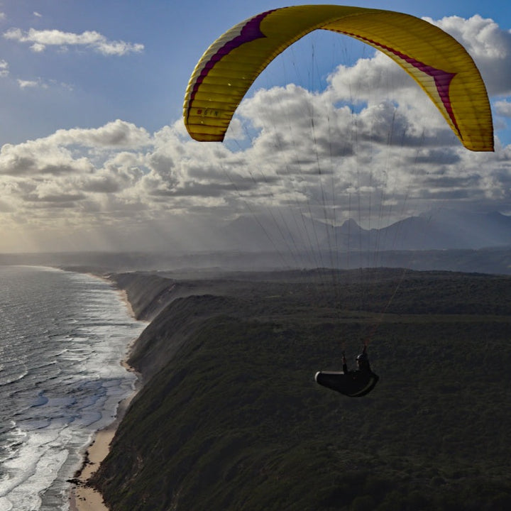 On tour Paraglide Africa sunset flight