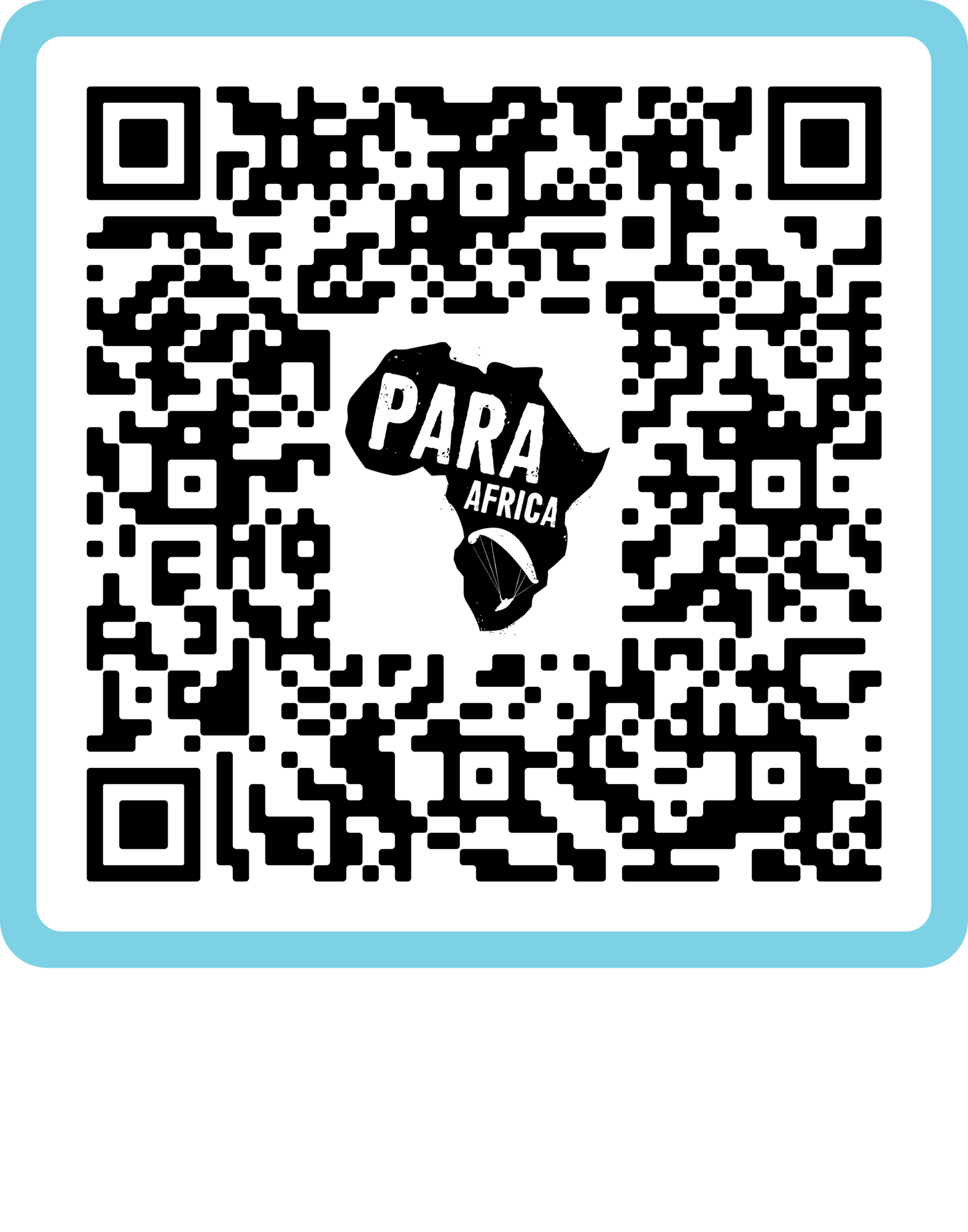 Whatsapp QR code for Paraglide Africa