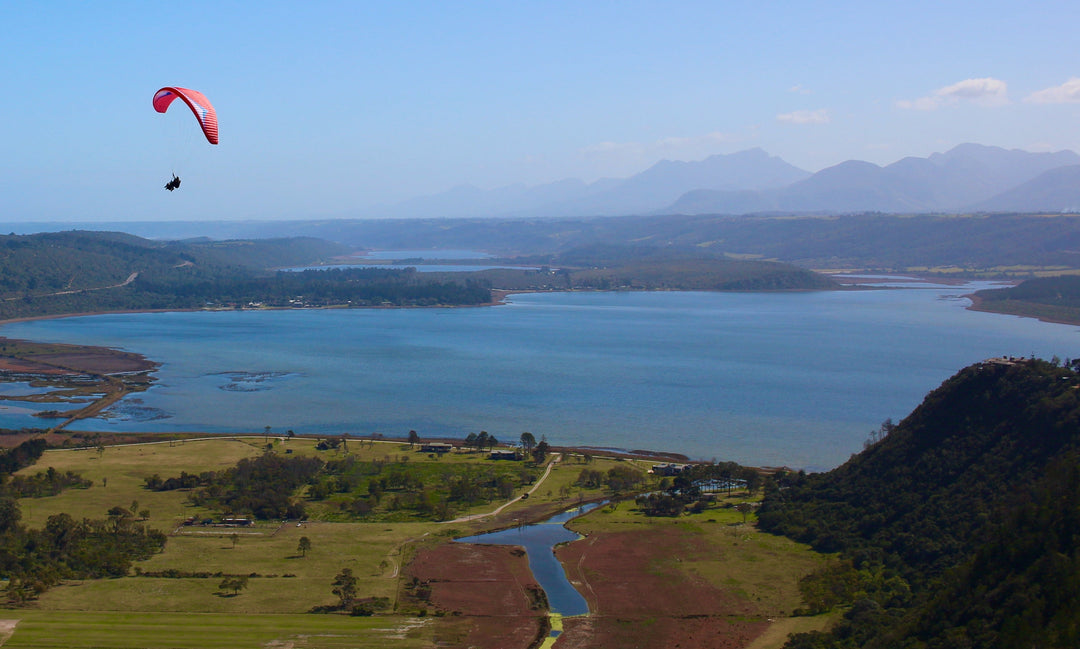 Paragliding over Sedgefield